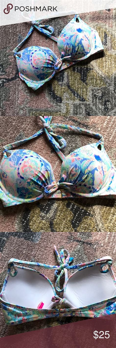 Victorias Secret Gorgeous Swim Bikini Top 34c Bikinis Bikini Tops