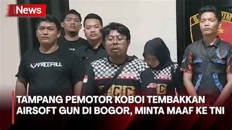 Aksi Pemotor Koboi Jalanan Lepas Tembakan Di Bogor YouTube