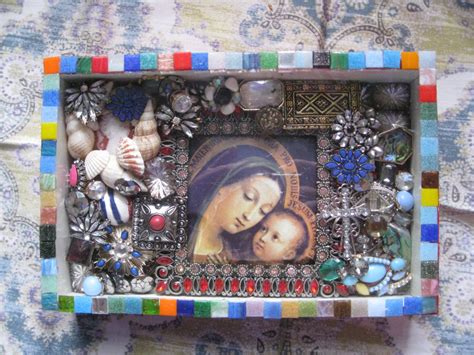 Pin By Summar Borrison On Personal Shrines Art Assemblage Shadow