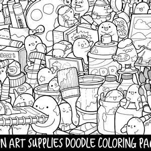 3 Doodle Monster Coloring Pages - Etsy | Monster coloring pages, Doodle ...