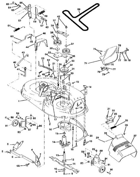 Model Craftsman Riding Lawn Mower Parts Diagram