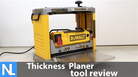 Dewalt Portable Thickness Planer Dw Review Youtube