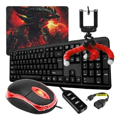 Kit Gamer Completo Mobilador Barato Teclado Mouse Promo O Shopee Brasil