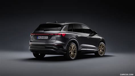 2022 Audi Q4 E Tron Color Typhoon Gray Rear Three Quarter Caricos