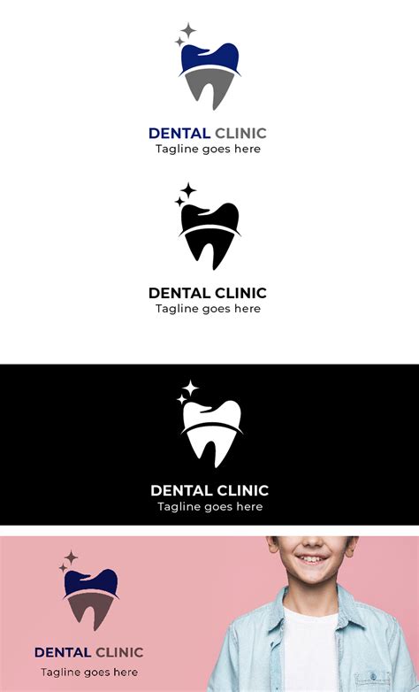 Dental Clinic Logo Template - Dentistry - TemplateMonster