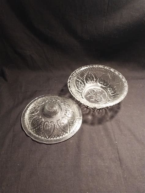 LEAD CRYSTAL BOWLS AND DISH WITH LID | EstateSales.org