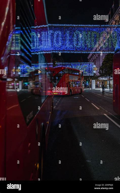 Oxford street christmas lights hi-res stock photography and images - Alamy