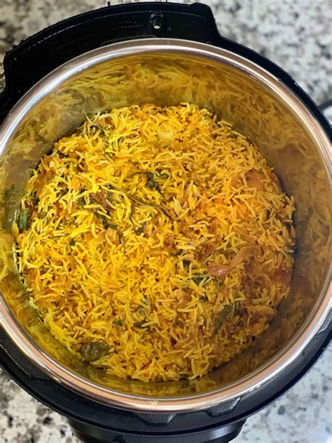 Vegetable Biryani Instant Pot Stove Top Indian Veggie Delight