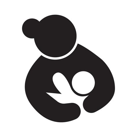 Breastfeeding Mother Room Symbol Icon Vector Illustration Design