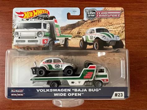 Hot Wheels Team Transport 23 Volkswagen Baja Bug Wide Open en venta en Metepec Estado De México