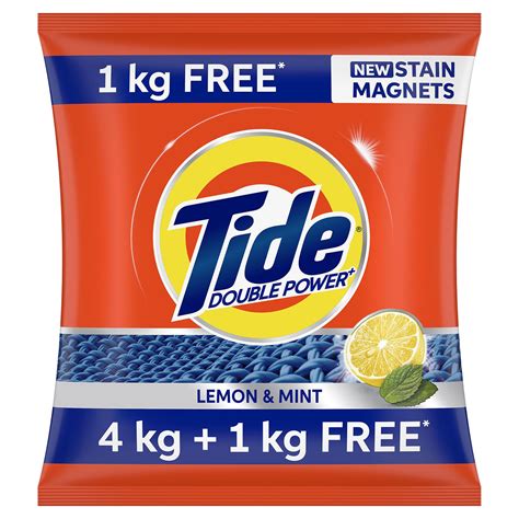 Tide Plus Double Power Detergent Washing Powder Lemon Mint Kg Kg