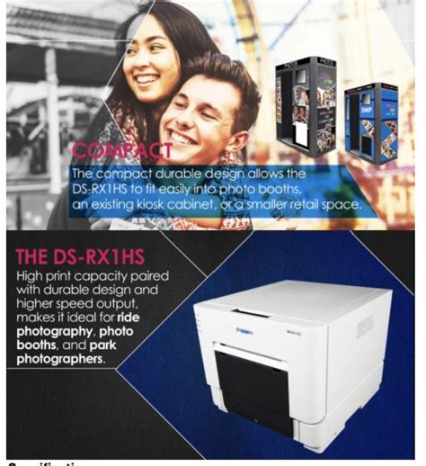 Dnp Ds Rx Hs Dye Sublimation Photo Printer Foc Box X Paper