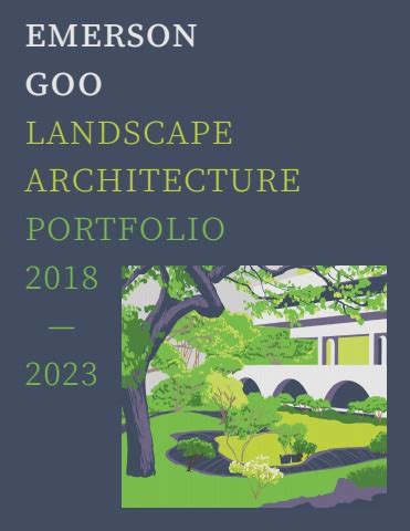 emerson goo landscape architecture portfolio  flipbook  egoo
