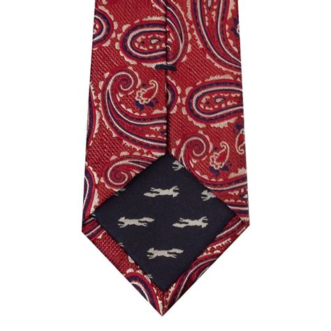 Burgundy Paisley Classic Men S Silk Tie