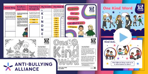 Anti Bullying Week One Kind Word Activity Pack