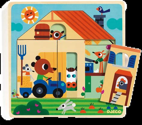 Djeco Wooden Puzzles Chez Gaby My Bulle Toys