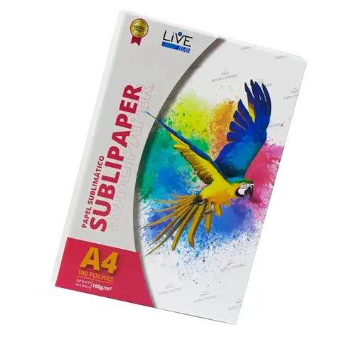 Asteca InkJet Papel Sublimático Live Sub 100g