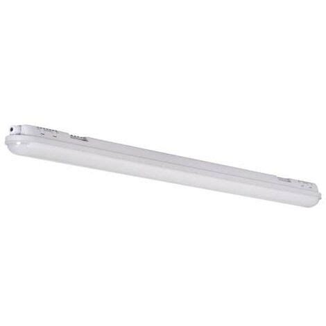 Luminaire LED 49W étanche IP65 longueur 1180mm Gris Blanc Naturel 4000K