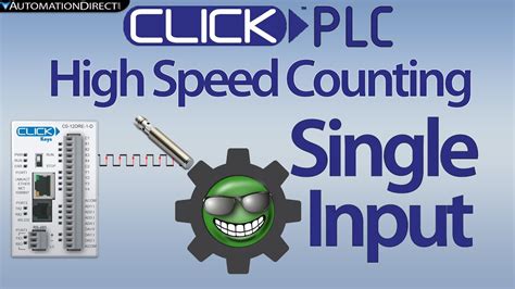 Click Plc High Speed Inputs Setup For High Speed Counting For Single