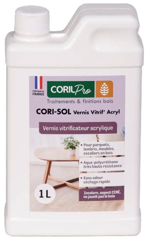 CORI SOL Vernis Vitrif Acryl De CORIL 1L