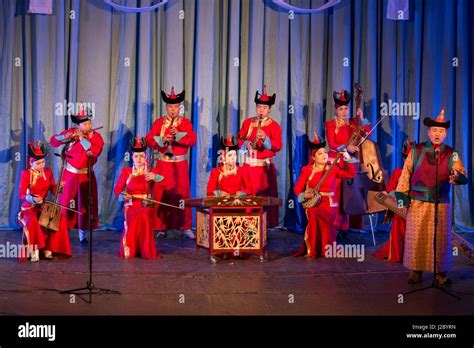 Asia Mongolia Ulaanbaatar Mongolian National Song And Dance Academic Ensemble Editorial Use