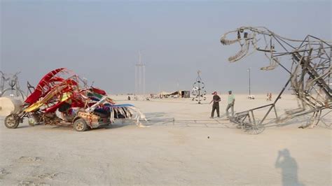 Metal Tyrannosaurus Rex Dinosaur At Burning Man On Vimeo Burning Man