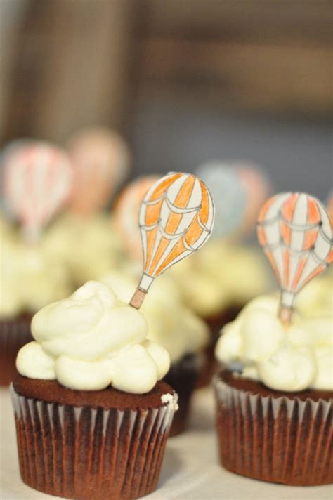 Kara S Party Ideas Vintage Hot Air Balloon Baby Shower Kara S Party Ideas
