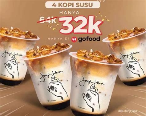 Promo Terbatas Janji Jiwa Beli Paket Kopi Susu Via Gofood