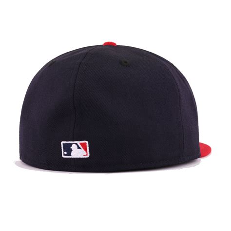 Atlanta Braves Navy Scarlet Tomahawk Cooperstown AC New Era 59Fifty Fi ...