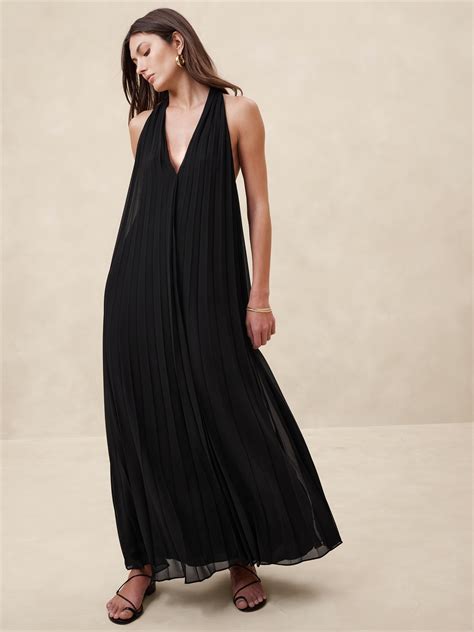 Banana Republic Ana Pleated Maxi Dress Mall Of America