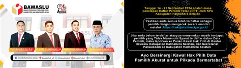 Pengumuman Pendaftaran Calon Anggota Kelompok Penyelenggara Pemungutan