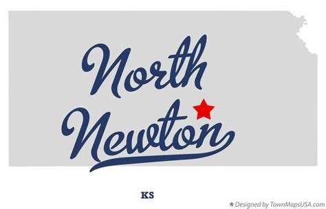 Map of North Newton, KS, Kansas