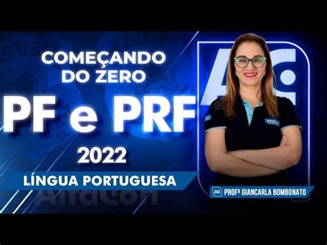 Concurso Pf E Prf Come Ando Do Zero L Ngua Portuguesa Black