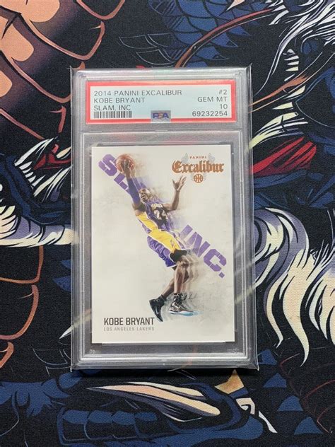 2014 Panini EXCALIBUR KOBE BRYANT Slam Inc 2 PSA 10 Gem Mint Los