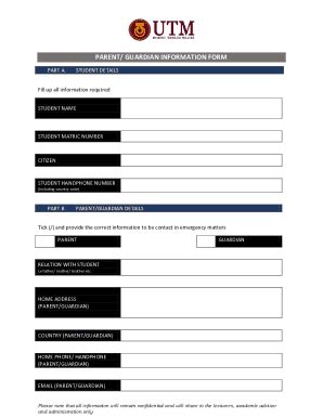 Fillable Online Parent Guardian Or Student Years Or Older Consent