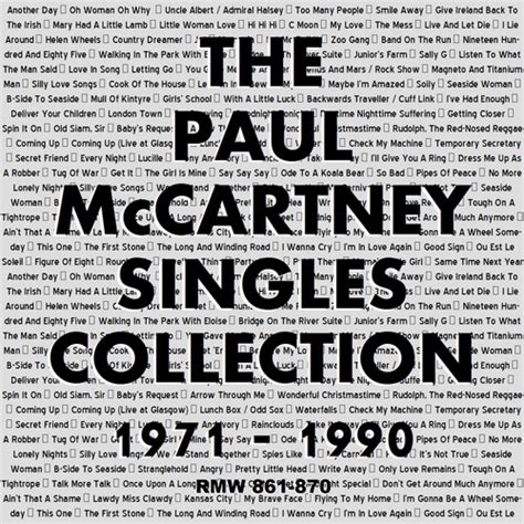 Paul Mccartney The Singles Collection 1971 1990 2012