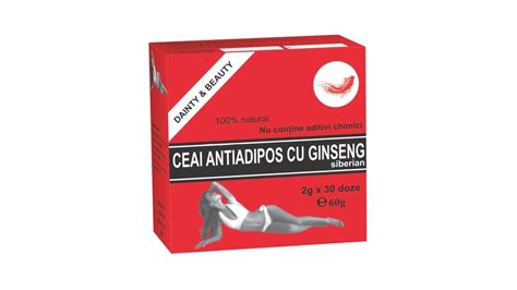 Ceai Antiadipos Cu Ginseng Bis Nis Nature Helping People