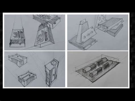 Object Drawing In Perspective For Nata Nid Nift Uceed Jee Mahaaccet