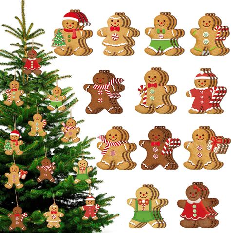 Amazon Doneace Christmas Ornaments Gingerbread Man Ornaments For