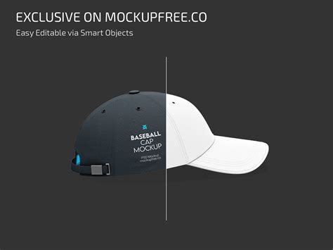 Free Baseball Cap Mockup on Behance