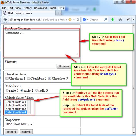 Selenium By Arun Using Getoptions To Get All The Options