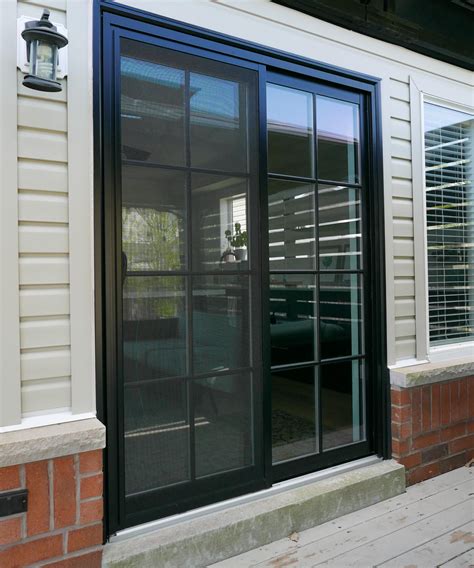 Black Glass Door