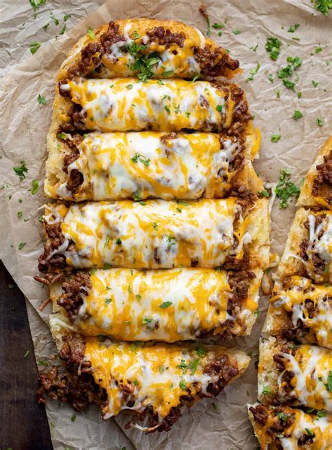 Garlic Bread Sloppy Joes I Am Homesteader