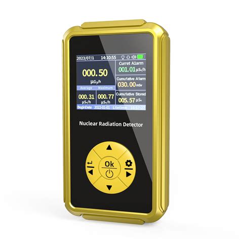 Nuevo Modelo Gold Nuclear Food Radiation Meter Alarma De Dosis Personal