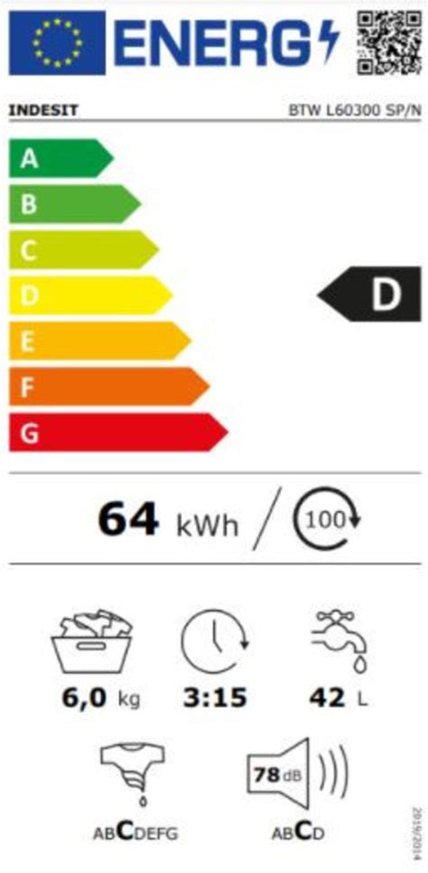 Lavadora Carga Superior INDESIT BTW L60300 SP N 6KG 1000RPM