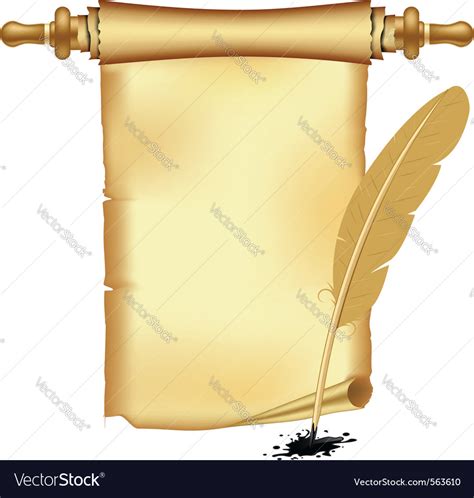 Vintage scroll Royalty Free Vector Image - VectorStock