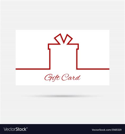 Gift card Royalty Free Vector Image - VectorStock