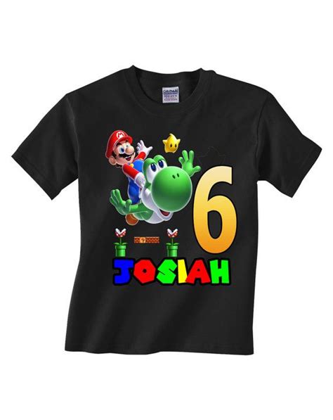 Venta Playeras De Cumplea Os De Mario Bros En Stock