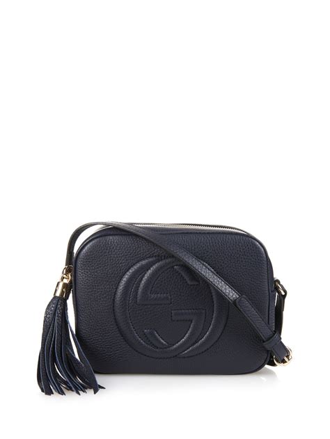 Gucci Soho Disco Bag In Navy Leather Ufo No More