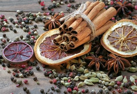 Premium Photo Traditional Spices For Mulled Wine Cinnamon Sticks